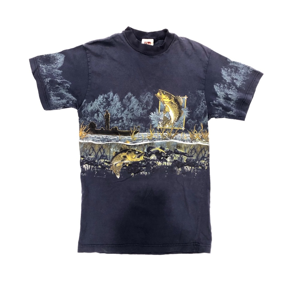 All Over Print Fish Shirt